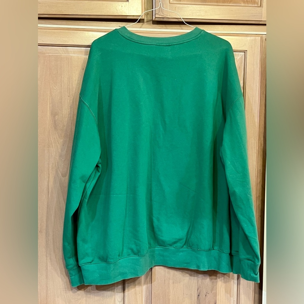H&M 💚KEITH HARING 💚GREEN SWEATSHIRT OVERDIZED XXL - Picture 6 of 6